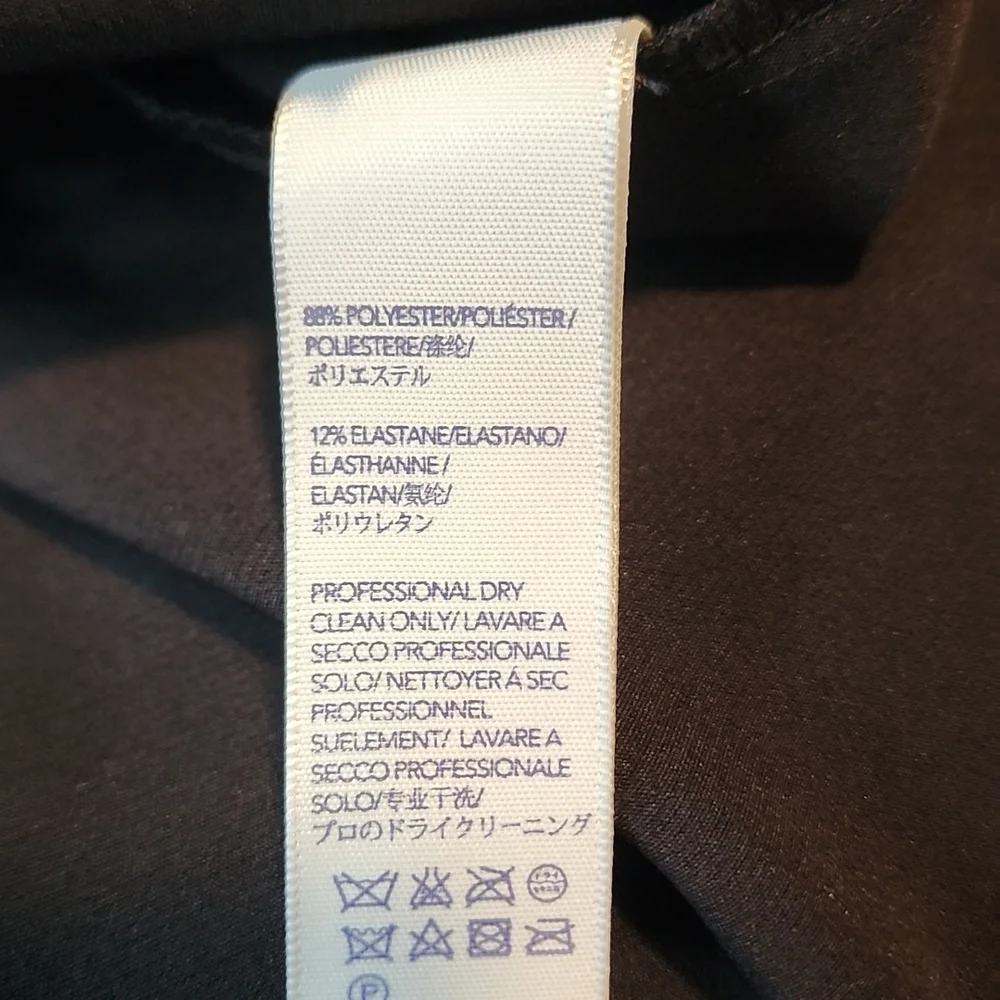 Rebecca Minkoff black cropped pants with ruffle hem-26 - Picture 6 of 8